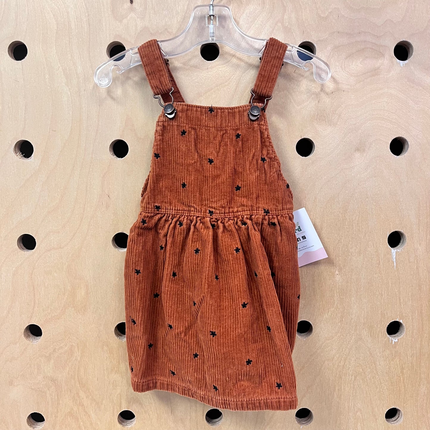 Brown + Black Stars Cord Jumper