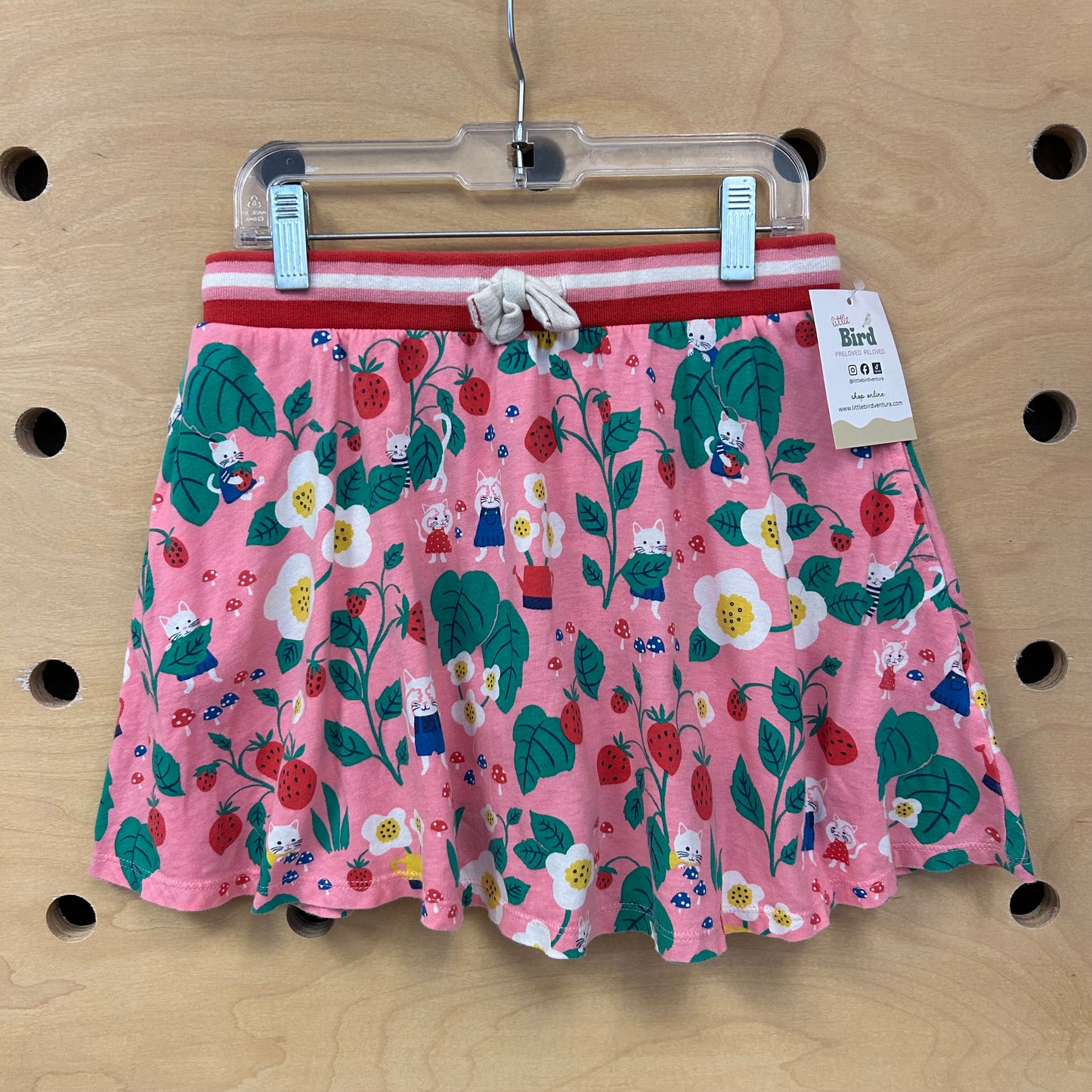Pink Kitties/Berries Skort