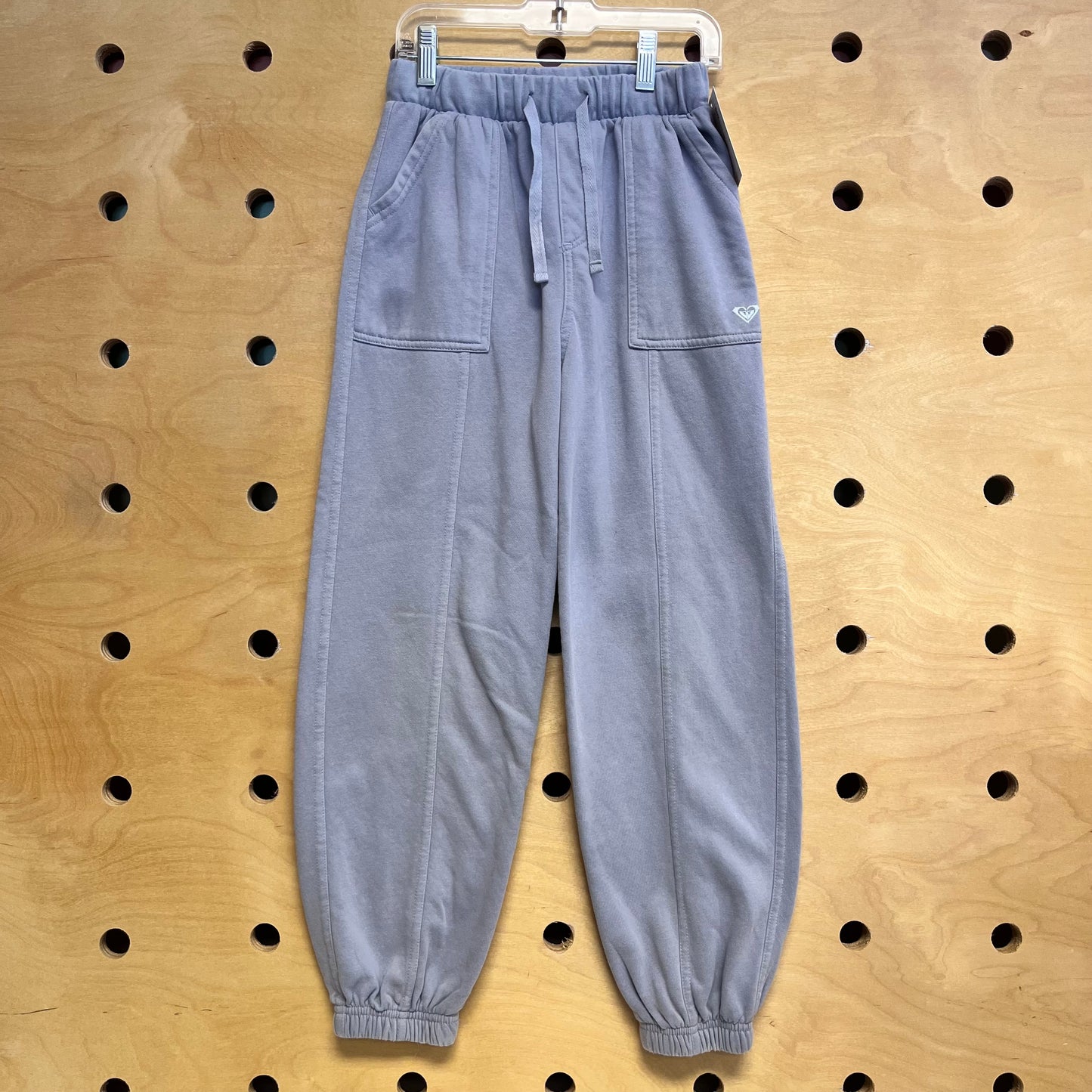 Blue Embroider Logo Joggers