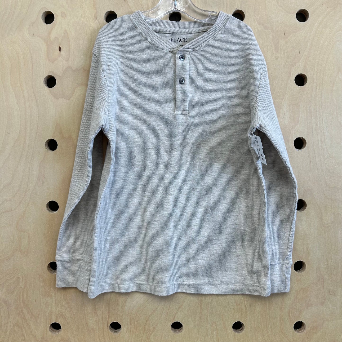 Beige Thermal Henley