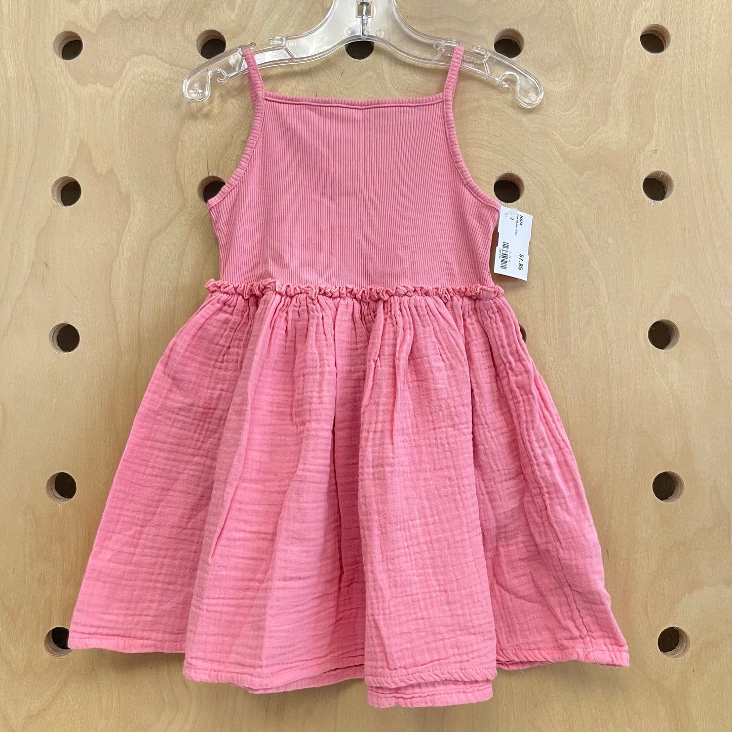 Pink Muslin Dress