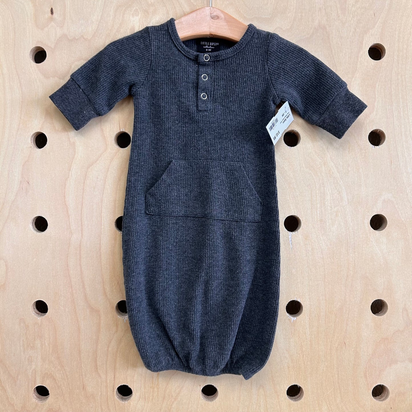 Grey Ribbed Sleep Sack