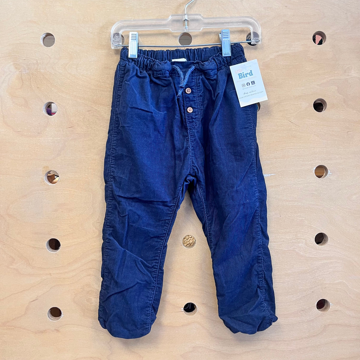 Lined Blue Cords