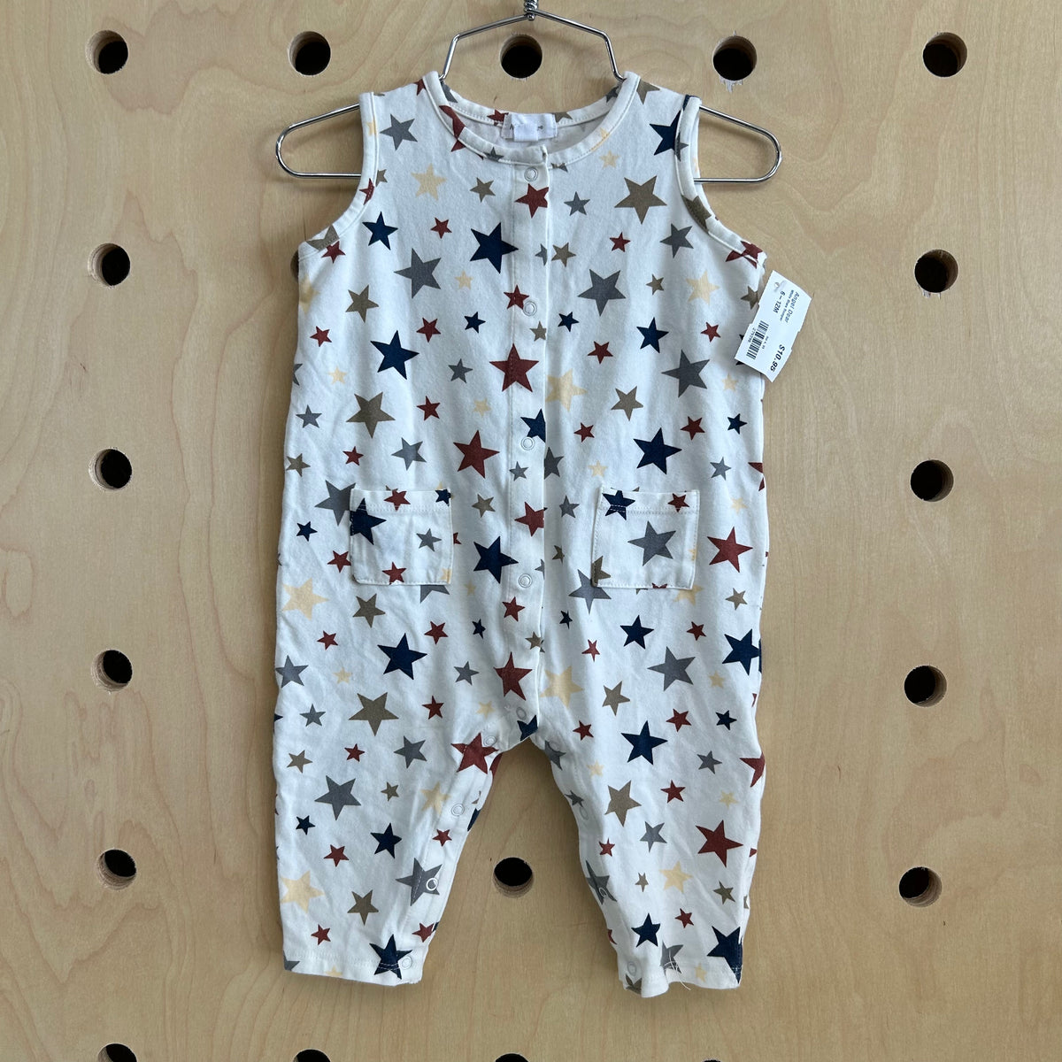White Stars Romper