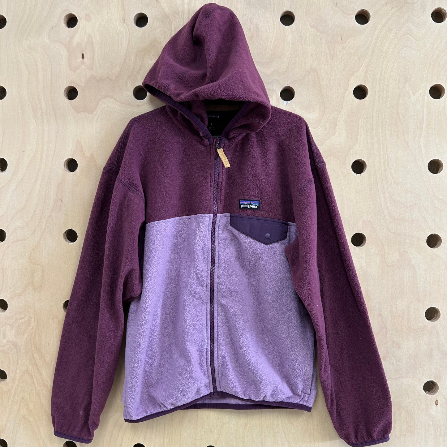 Purple Micro-D Snap T Jacket
