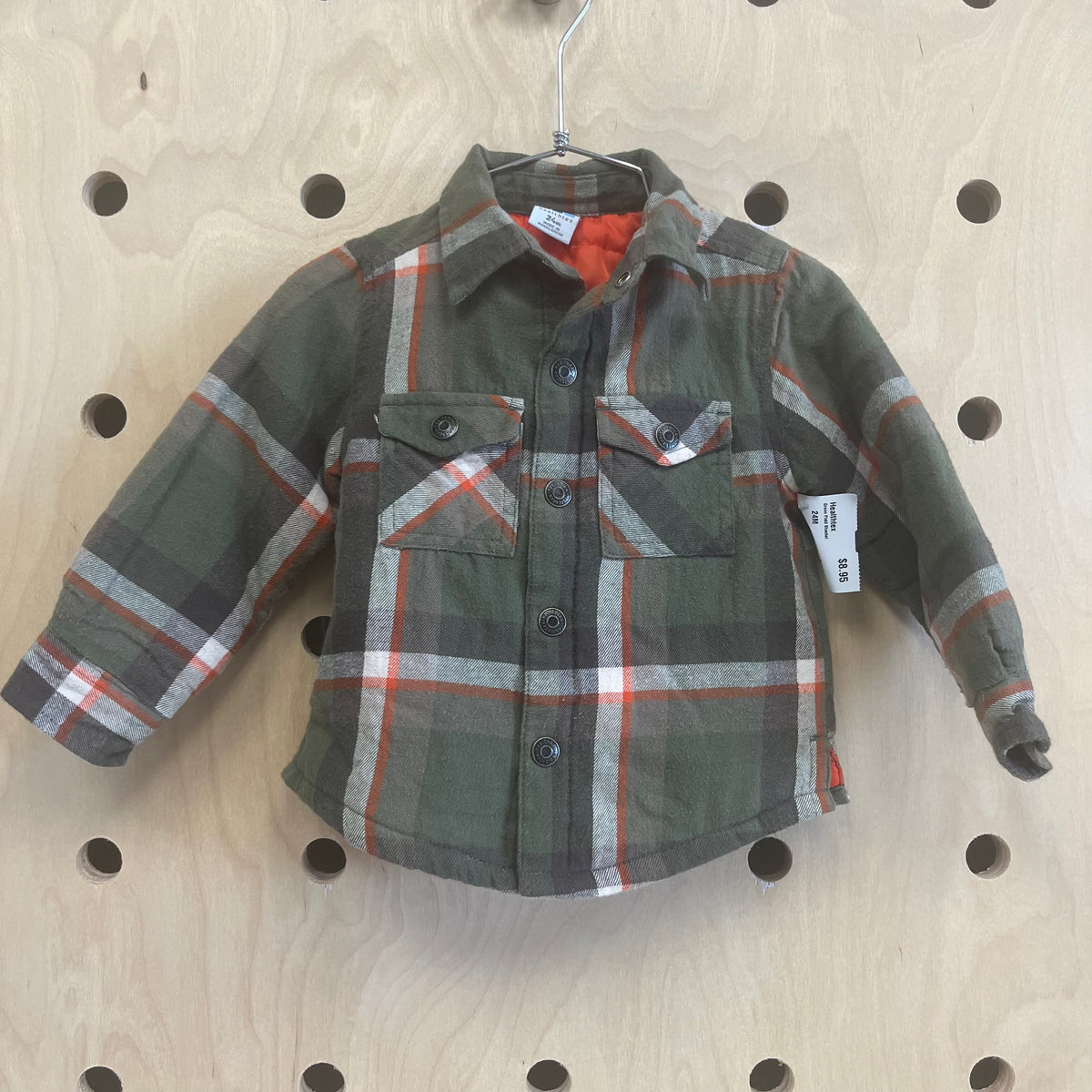 Green Plaid Shacket
