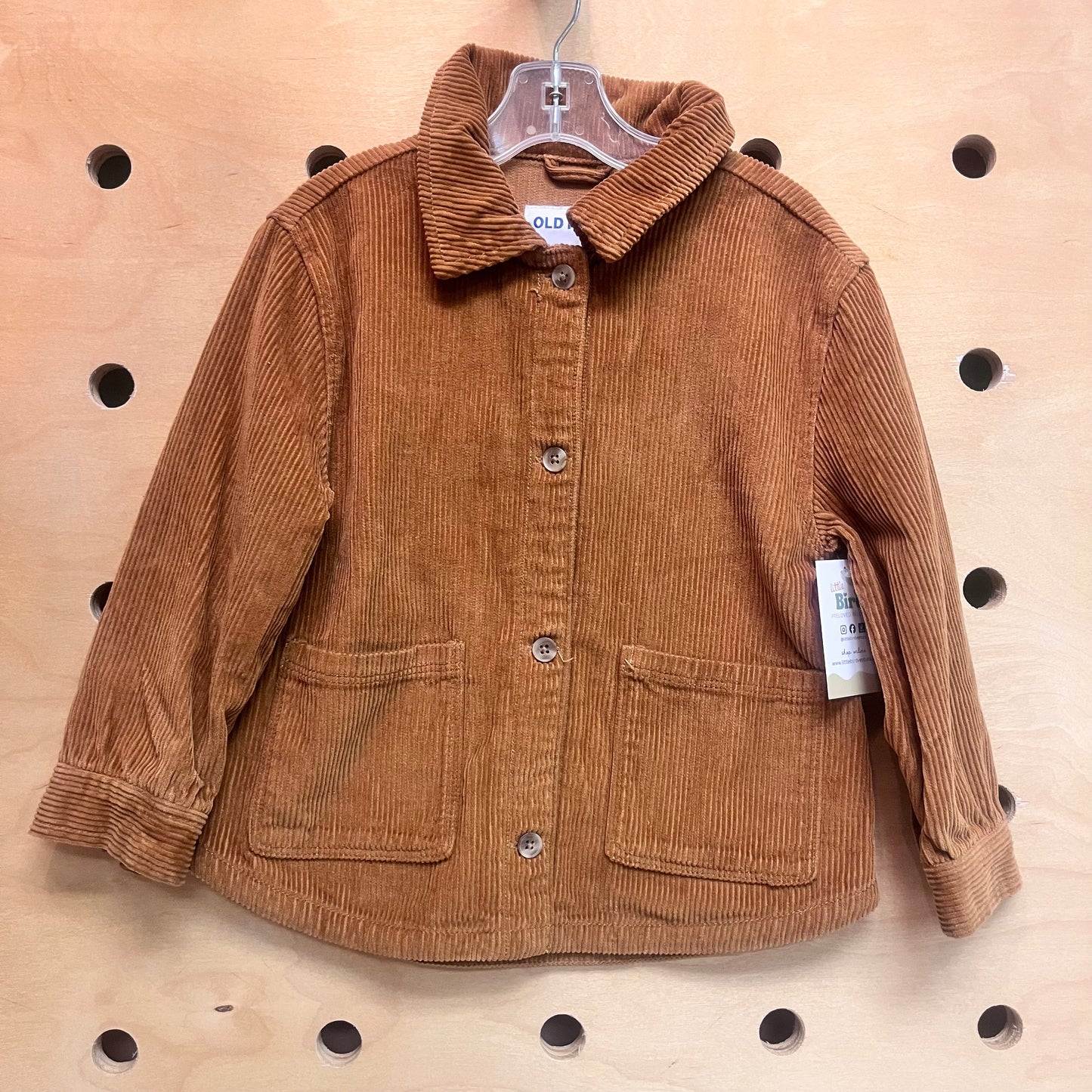 Brown Cord Button Up Shirt