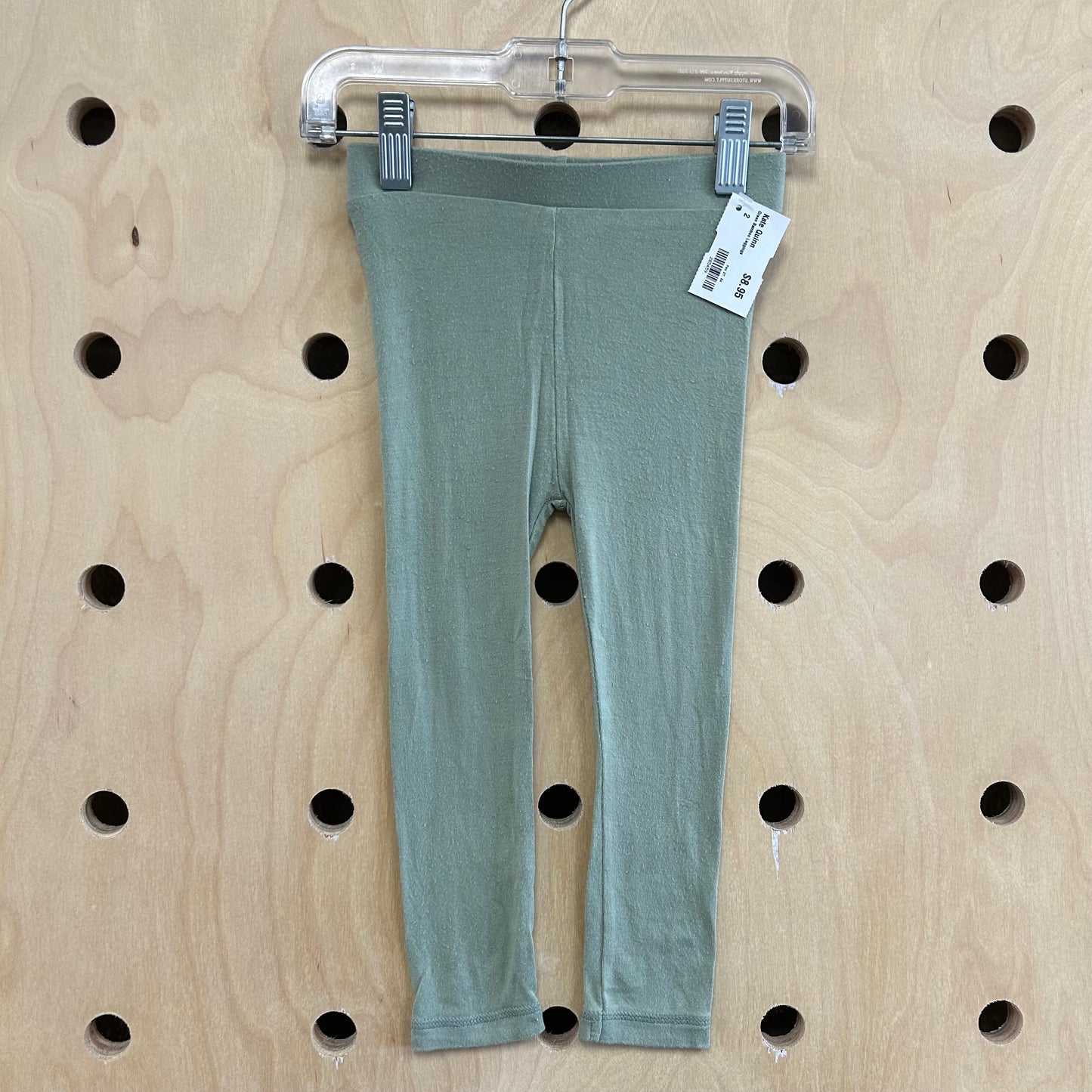Green Bamboo Leggings