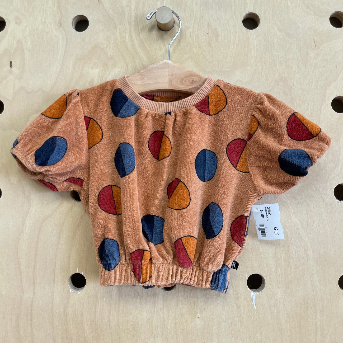 Rust Circles Terry Top