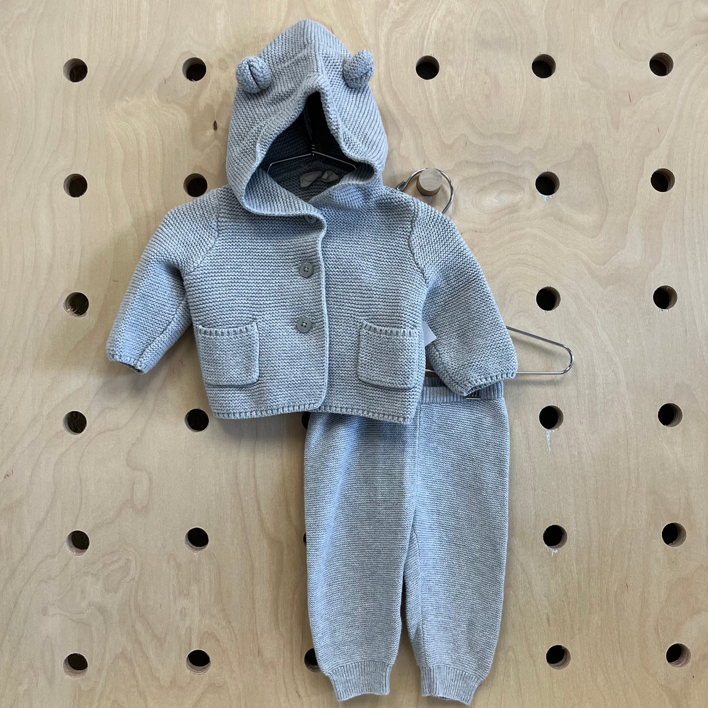 Grey Knit Outfit