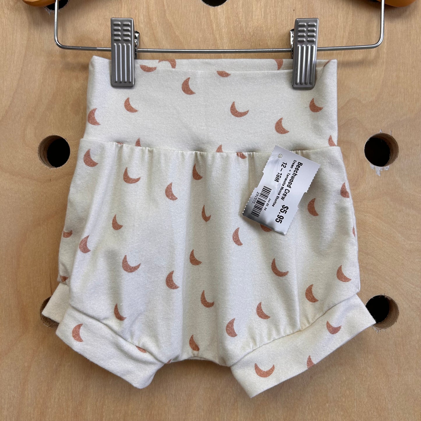 Cream + Terracotta Moons Shorties