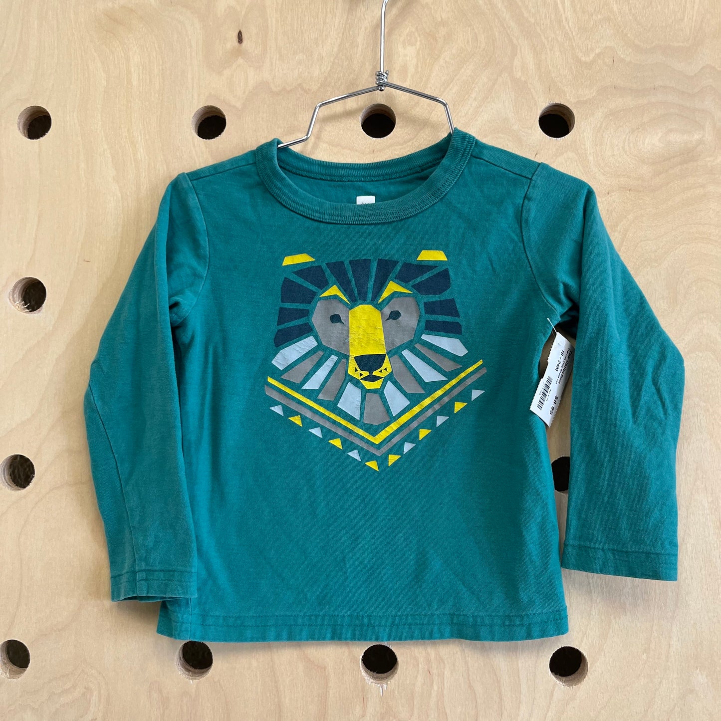 Teal Lion Long Sleeve Tee