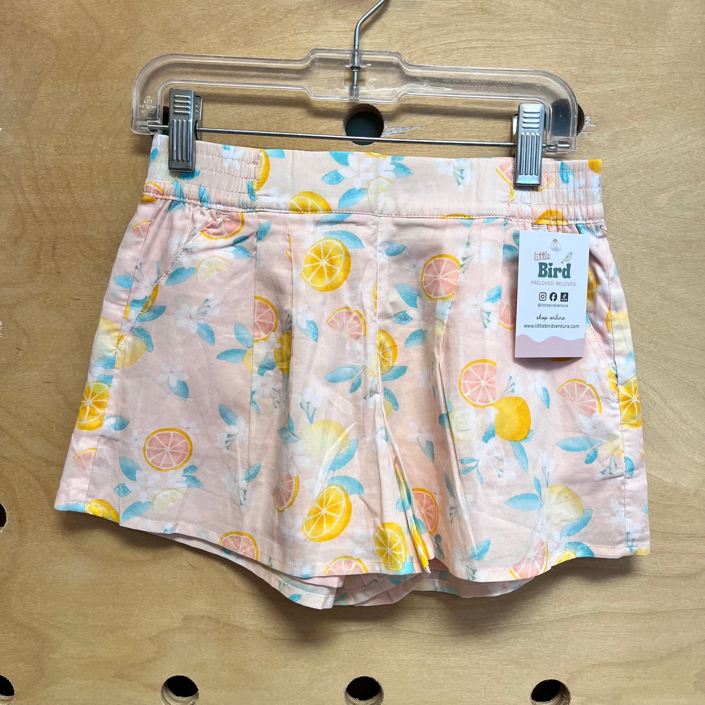 Peach Citrus Pleated Shorts NEW!
