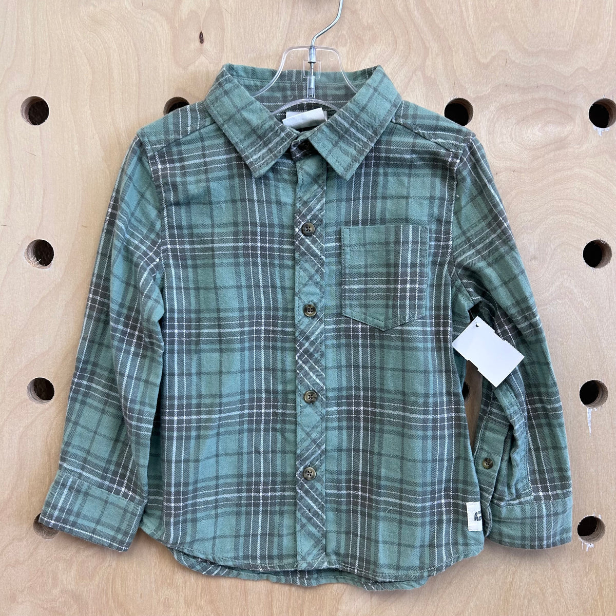 Green Plaid Flannel