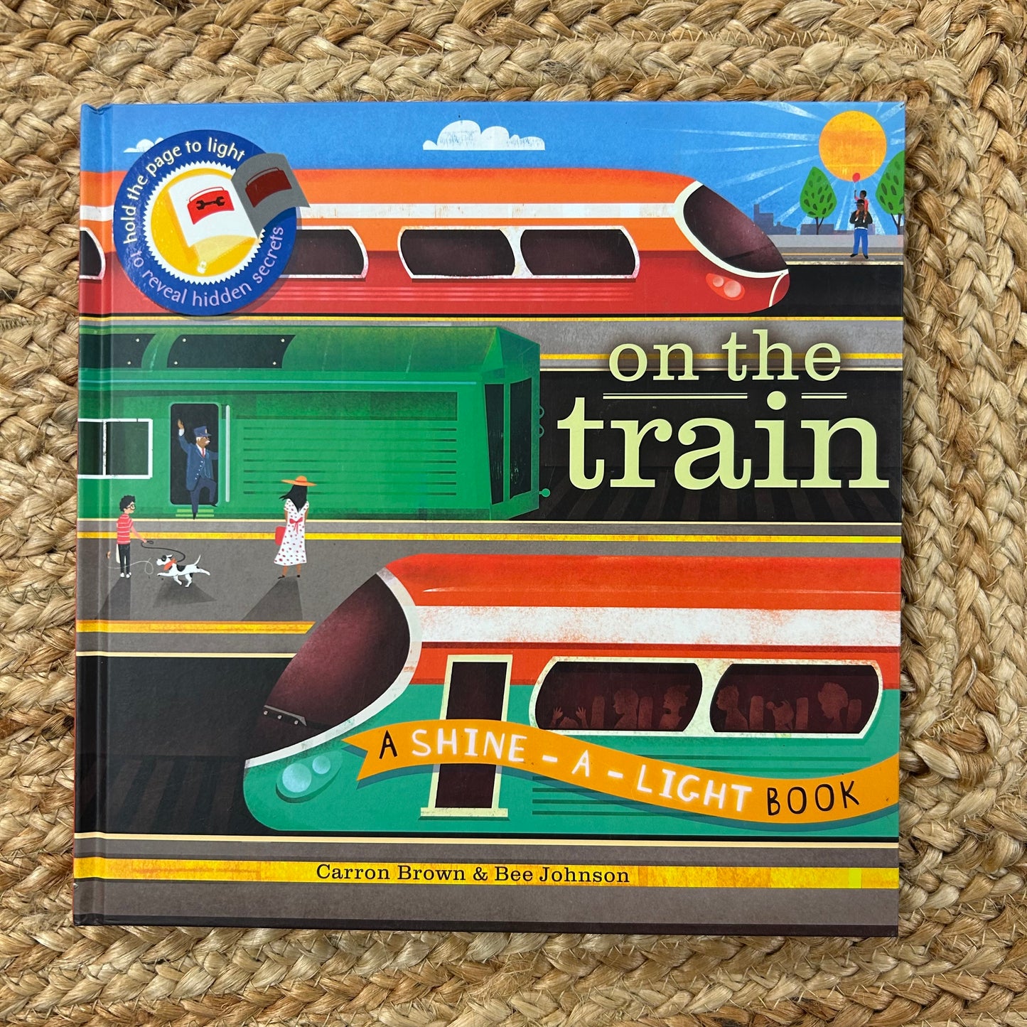 On the Train Shine Light Book
