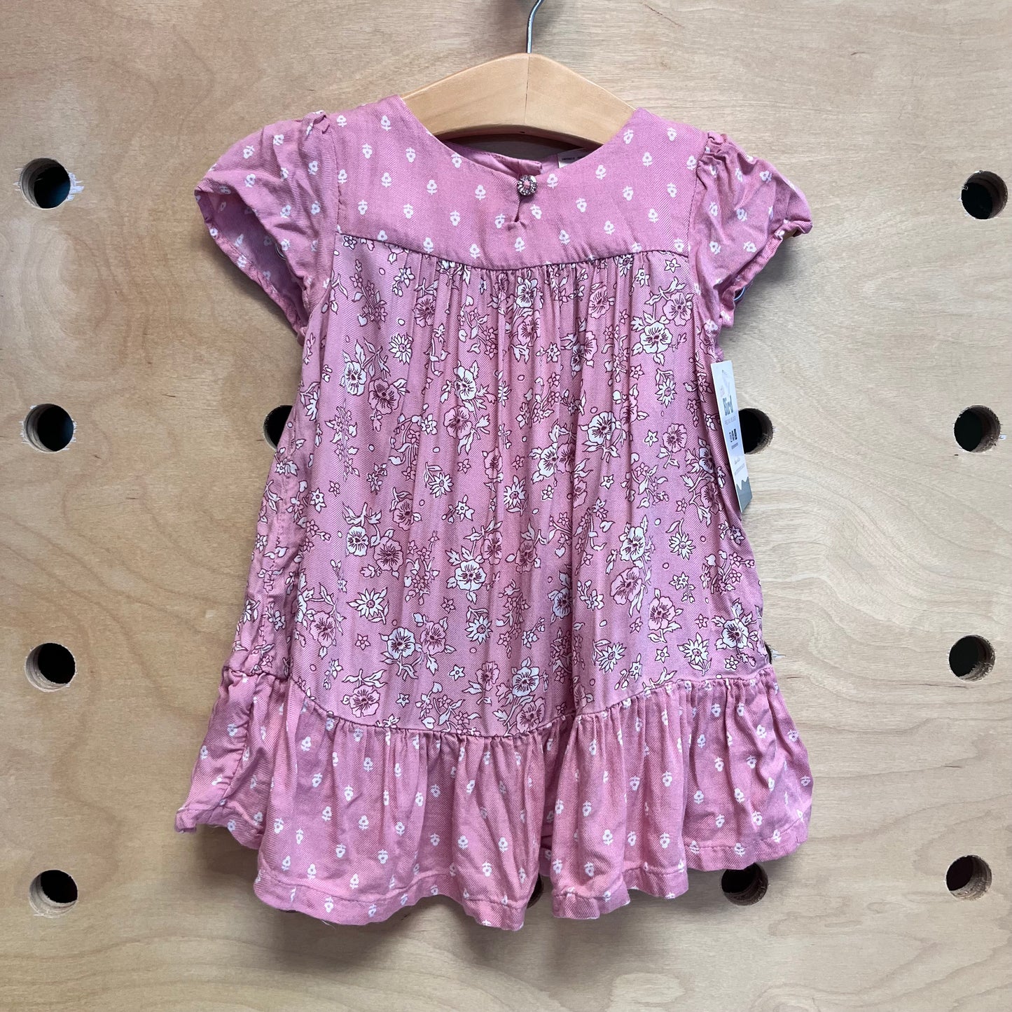Pink Floral Dress W/Bloomers