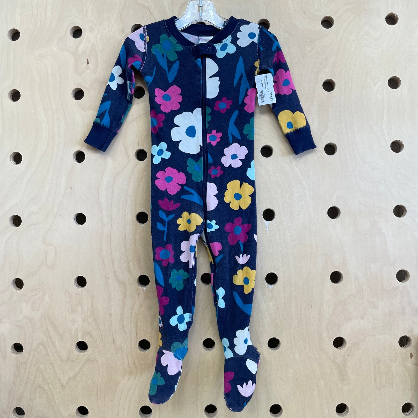 Blue Floral Organic Pajamas