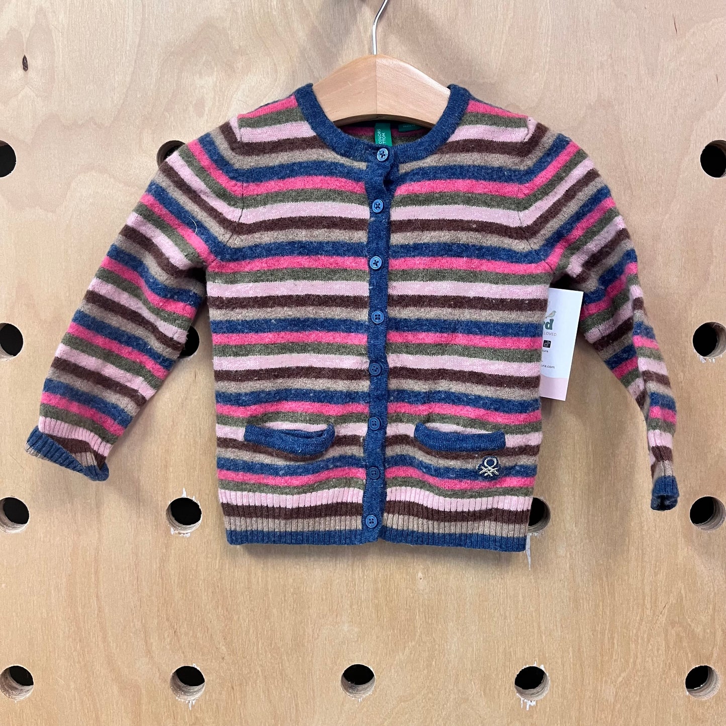 Striped Wool Cardigan