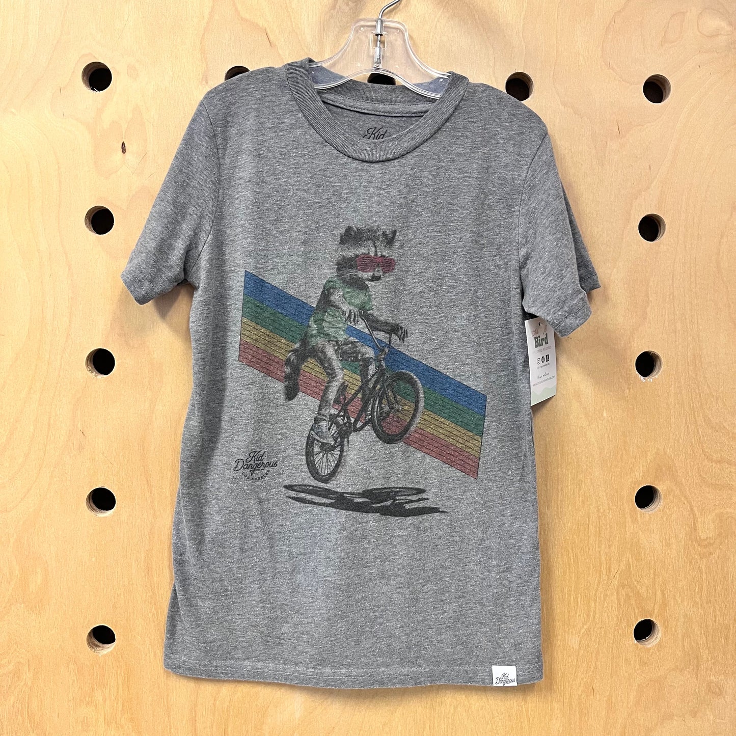 Grey Raccoon Bike Tee