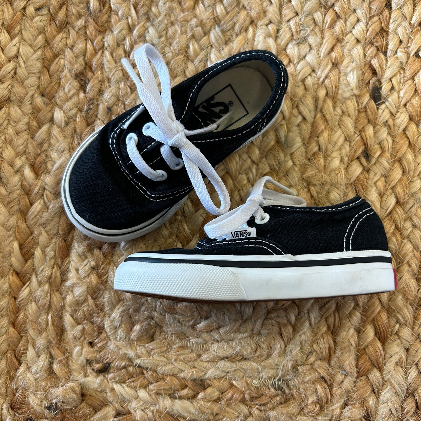 Black/White Classic Skate Shoes