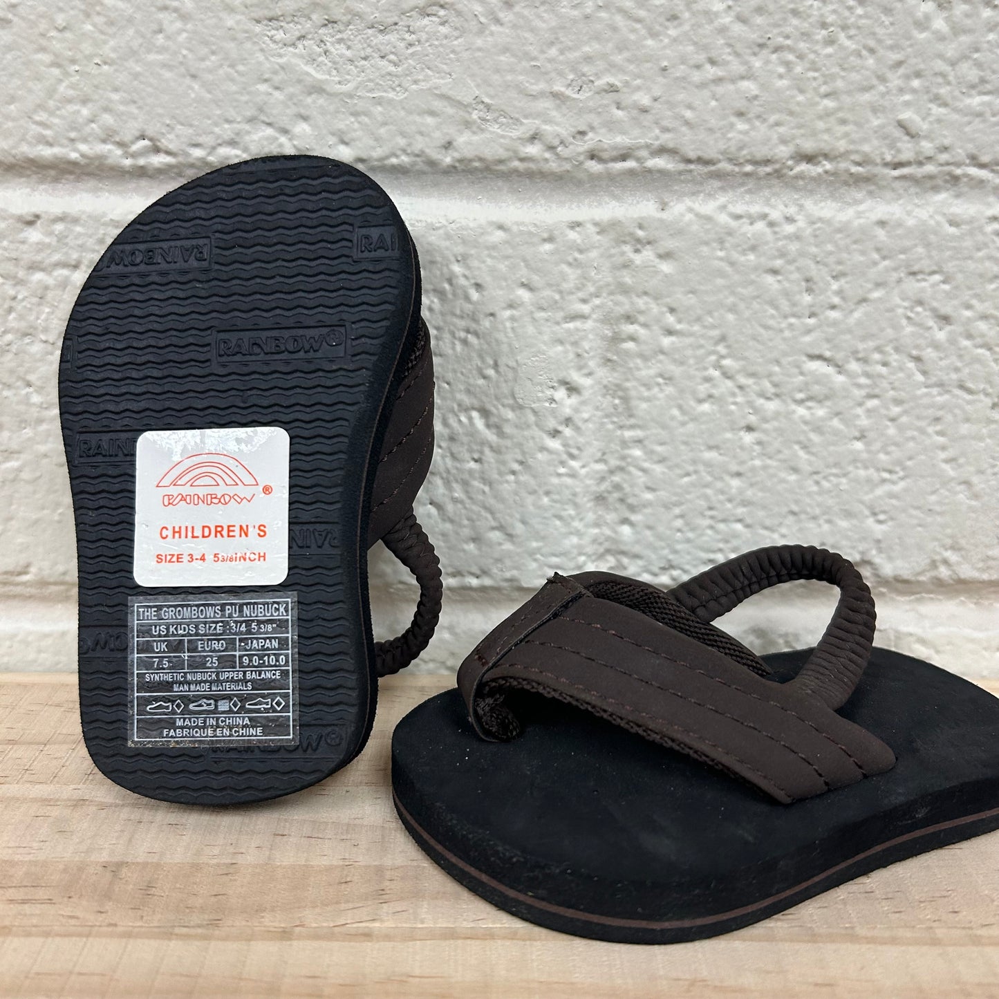 Brown Rainbow Sandals NEW!