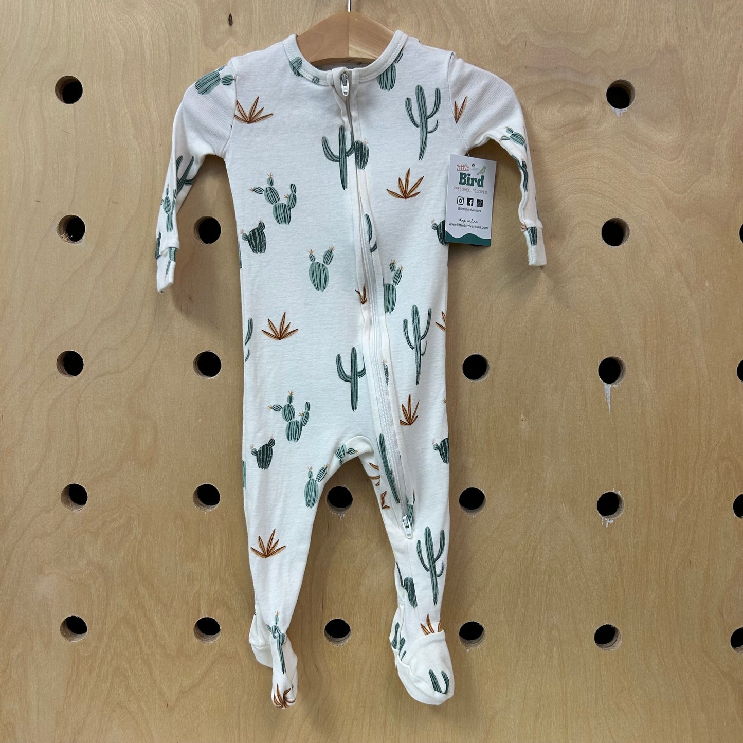 Cream Cactus Footies