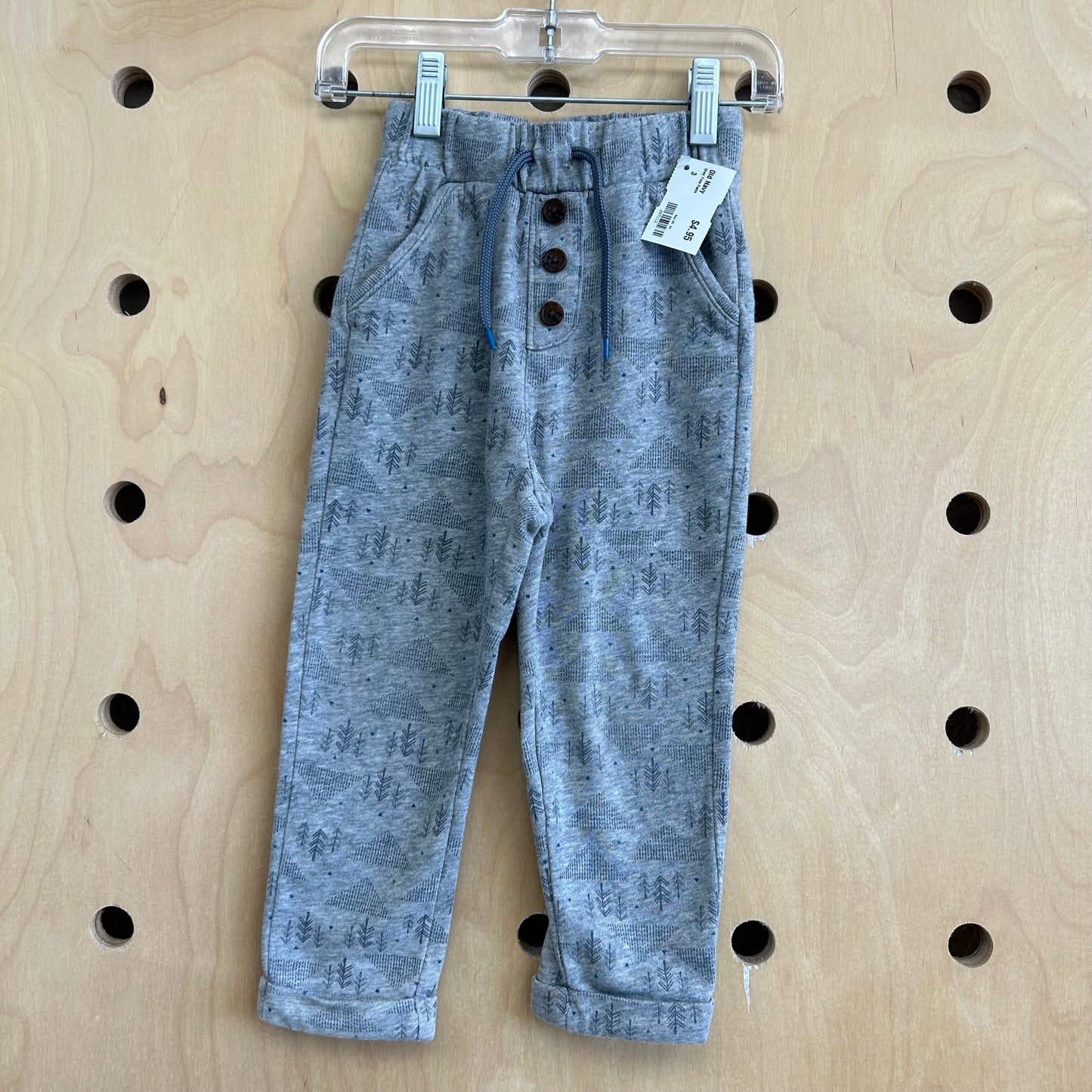 Grey Tree Pants