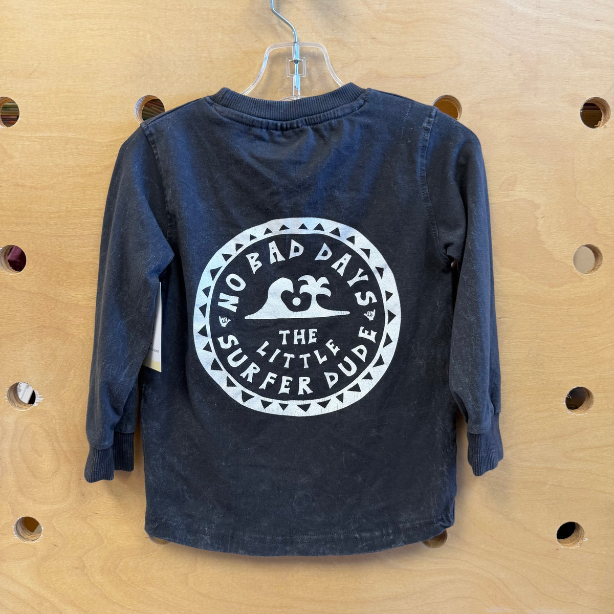 Black 'No Bad Days' Long Sleeve Tee