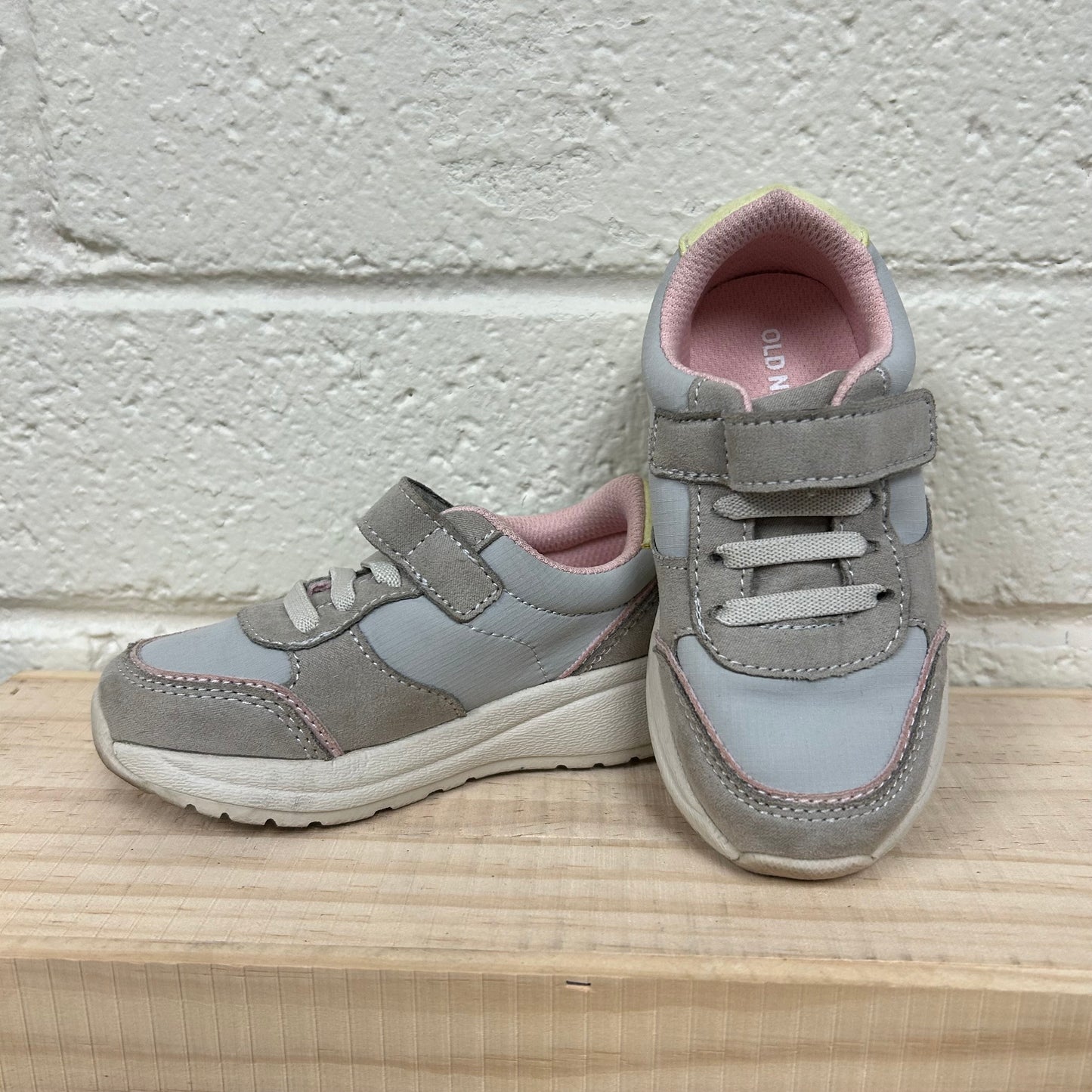 Grey & Pink Sneakers