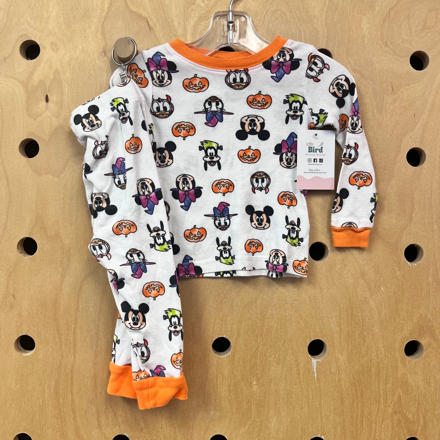 Cream + Orange Halloween Pajamas