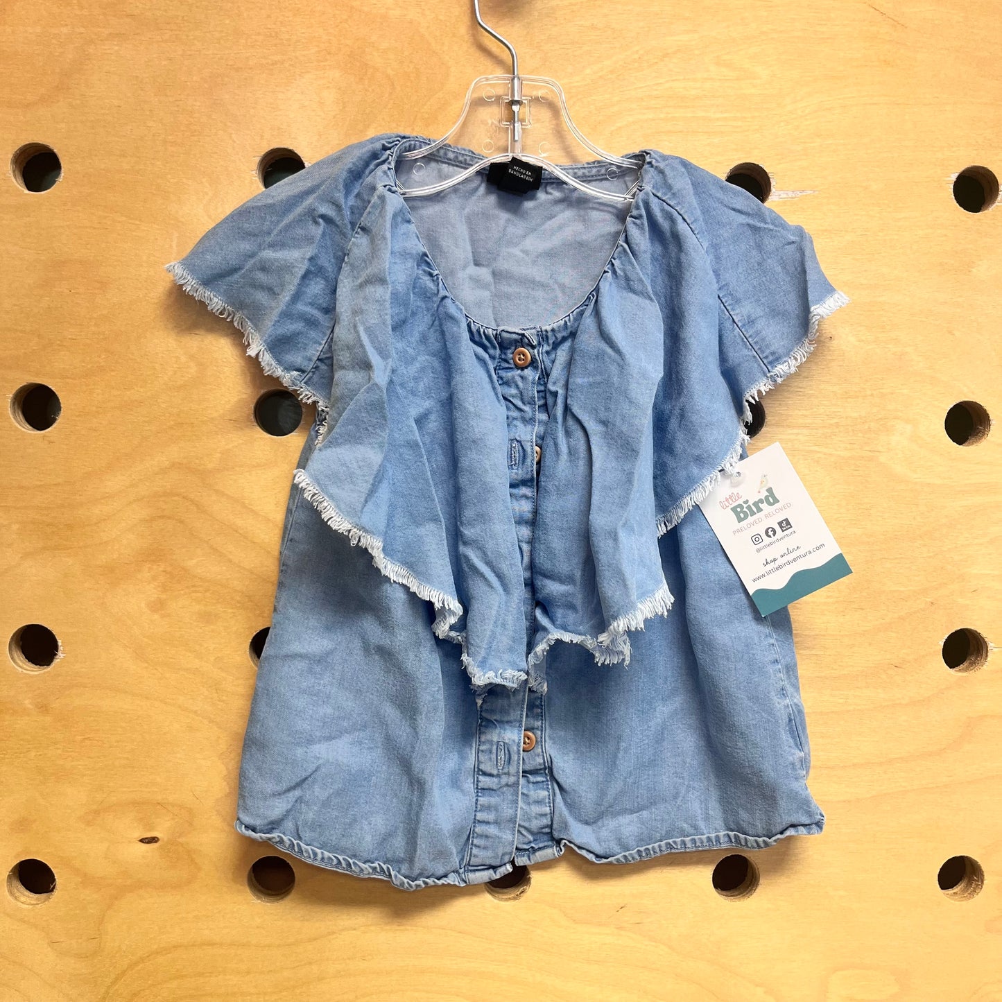 Soft Denim Button Up Tank