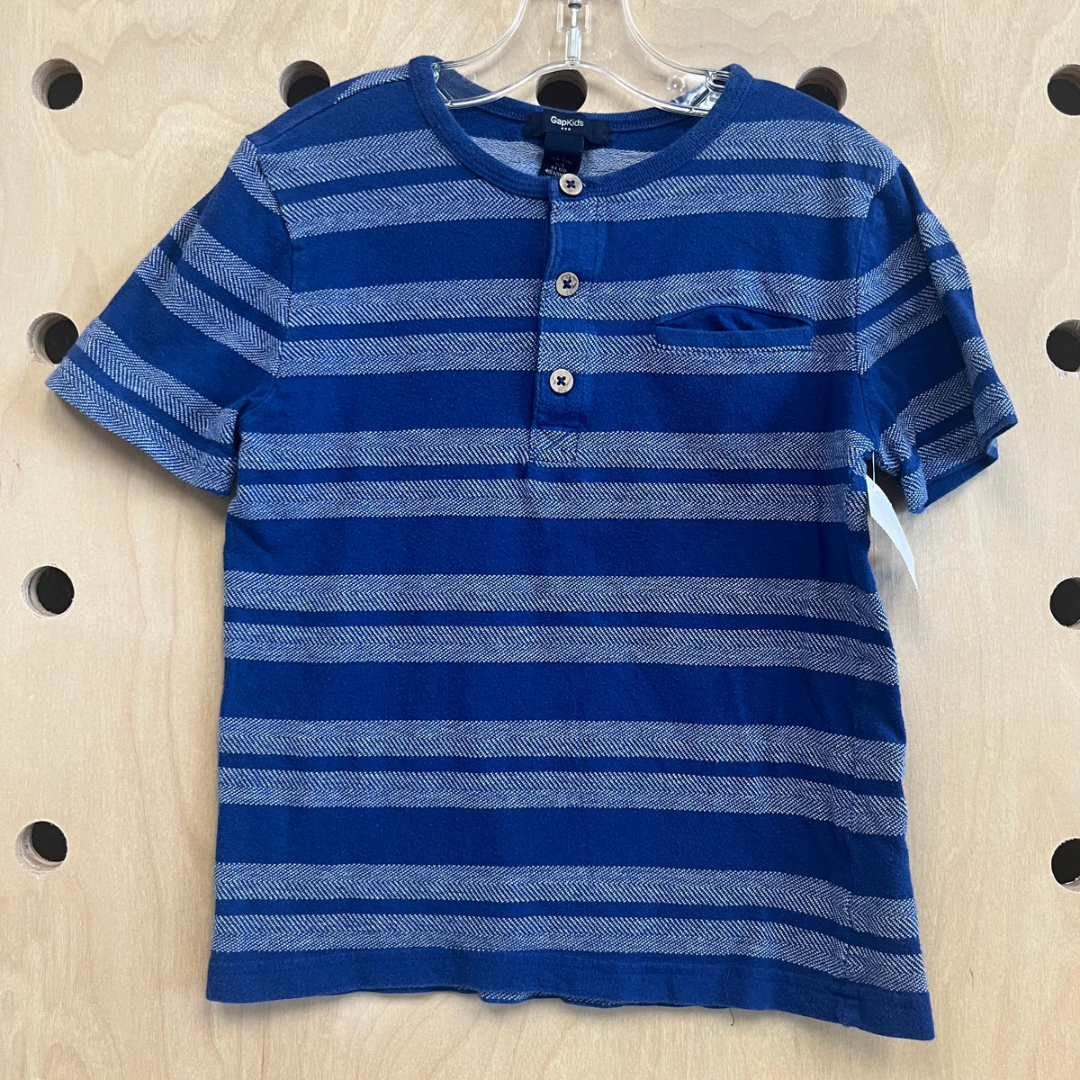 Blue Striped Henley