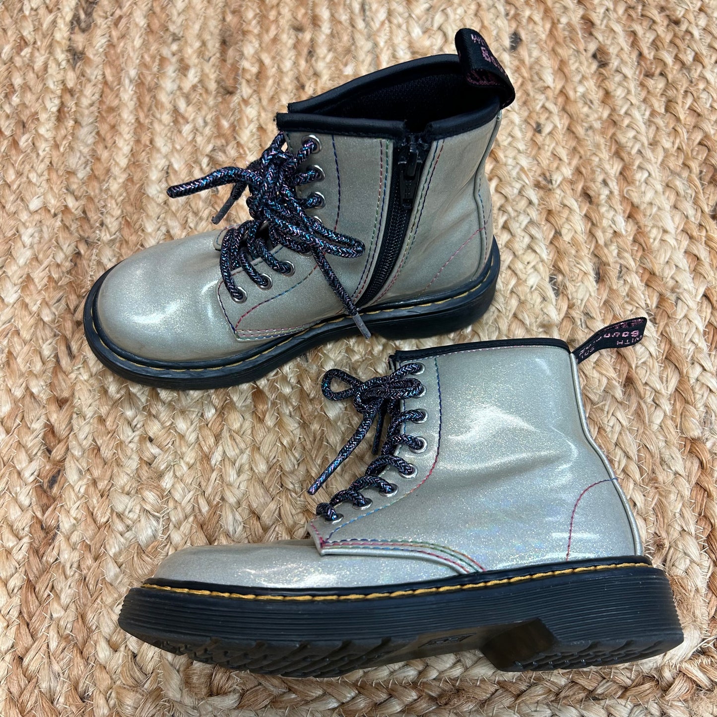 Gold Sparkle Rays 1460 Boots