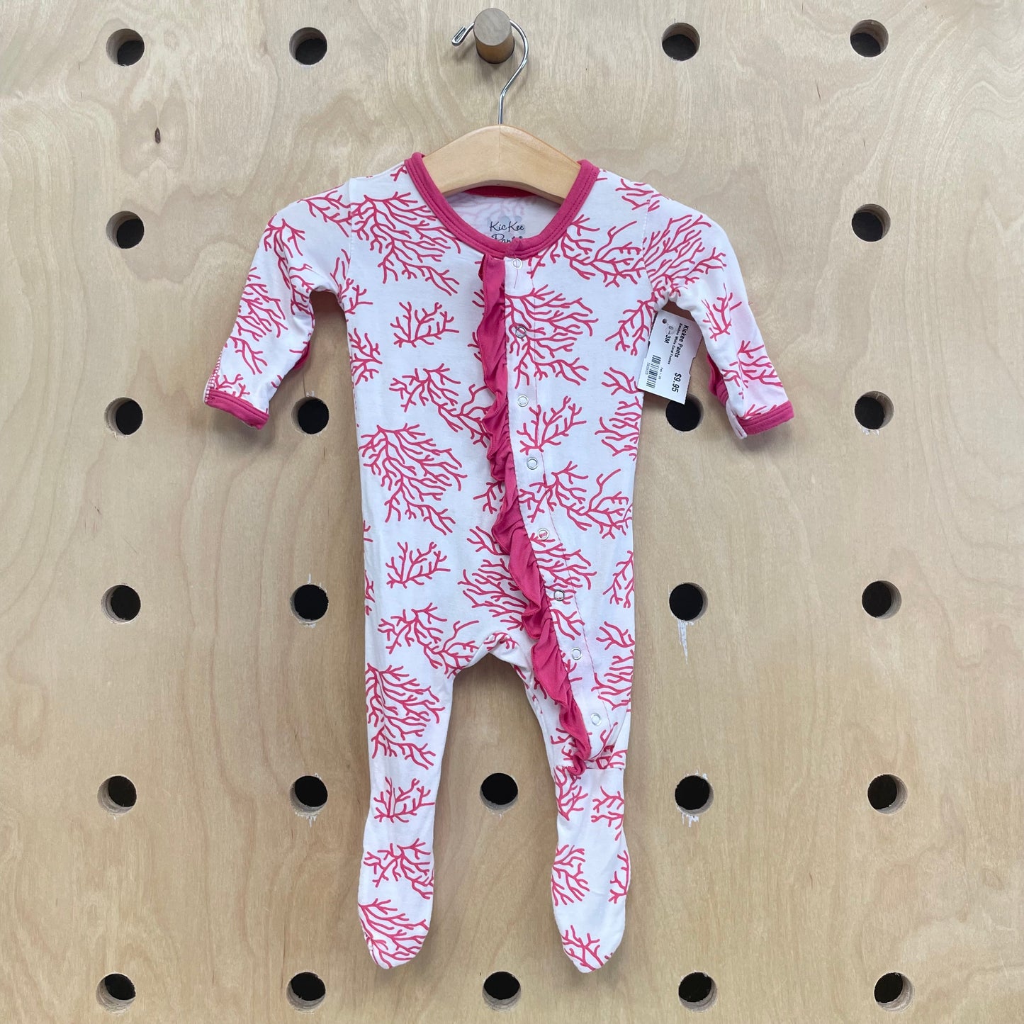 Bamboo White Coral Footies