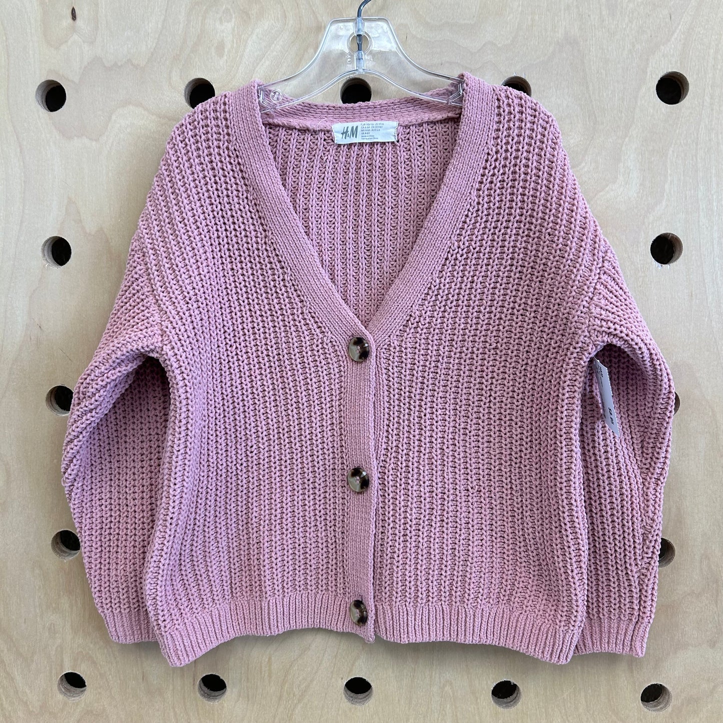 Pink Knit Cardigan