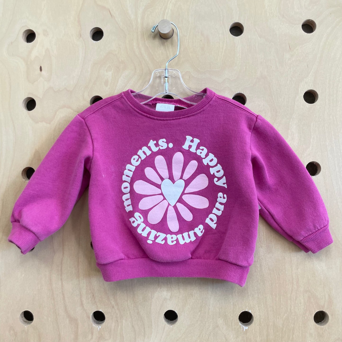 Happy Moments Heart Sweatshirt
