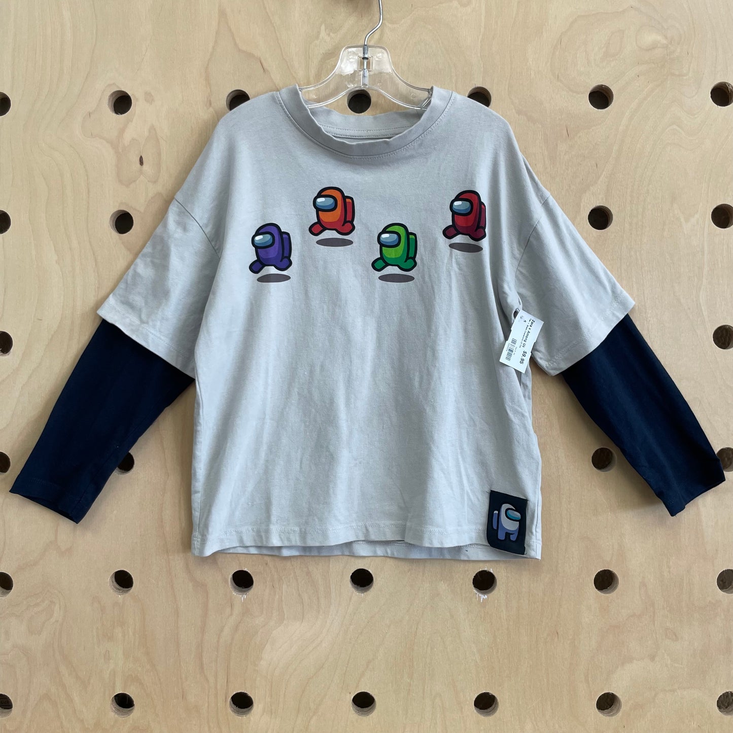 Tan + Black Characters LS Tee