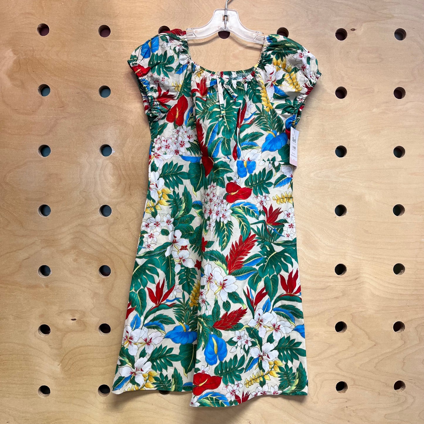 Green/Red Hawaiian Dress