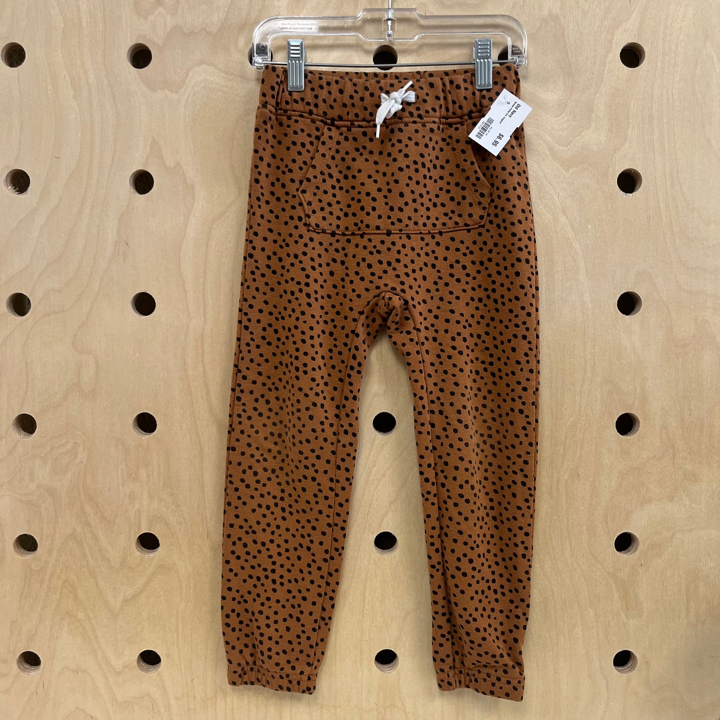 Brown Polka Dot Joggers