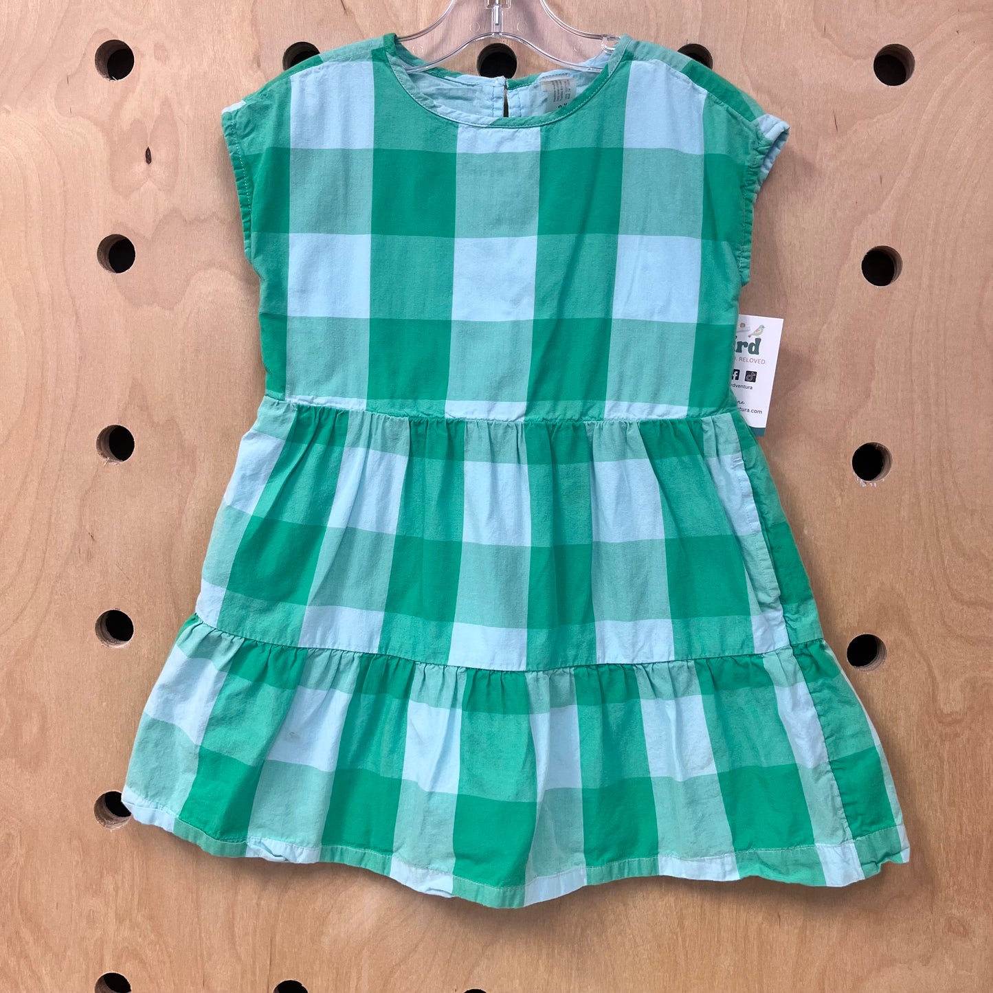 Green Plaid Dress