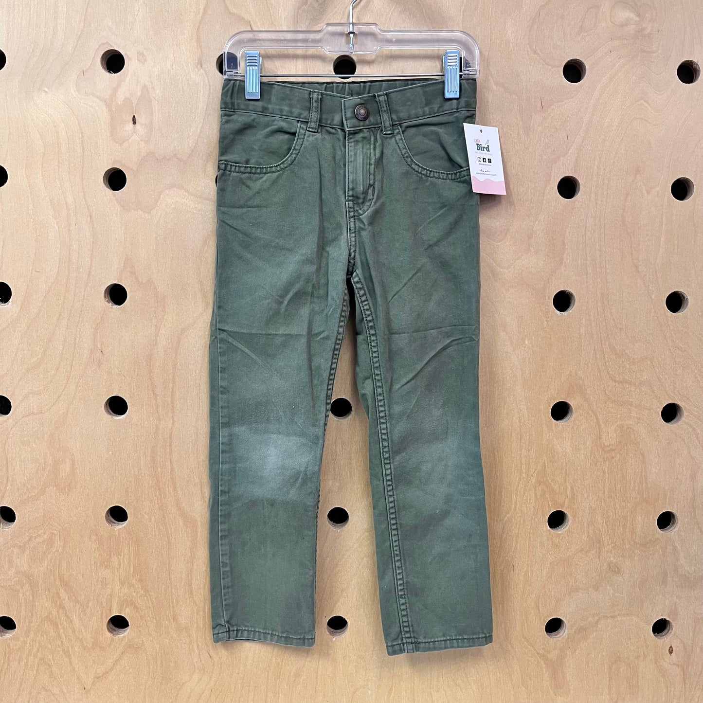 Olive Button Pants