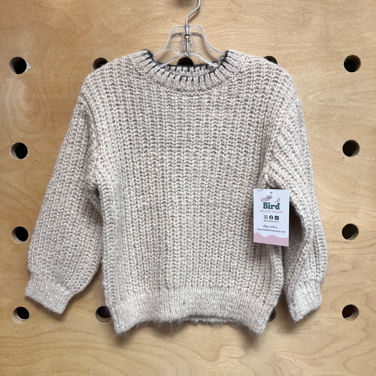 Ivory Alpaca Blend Sweater