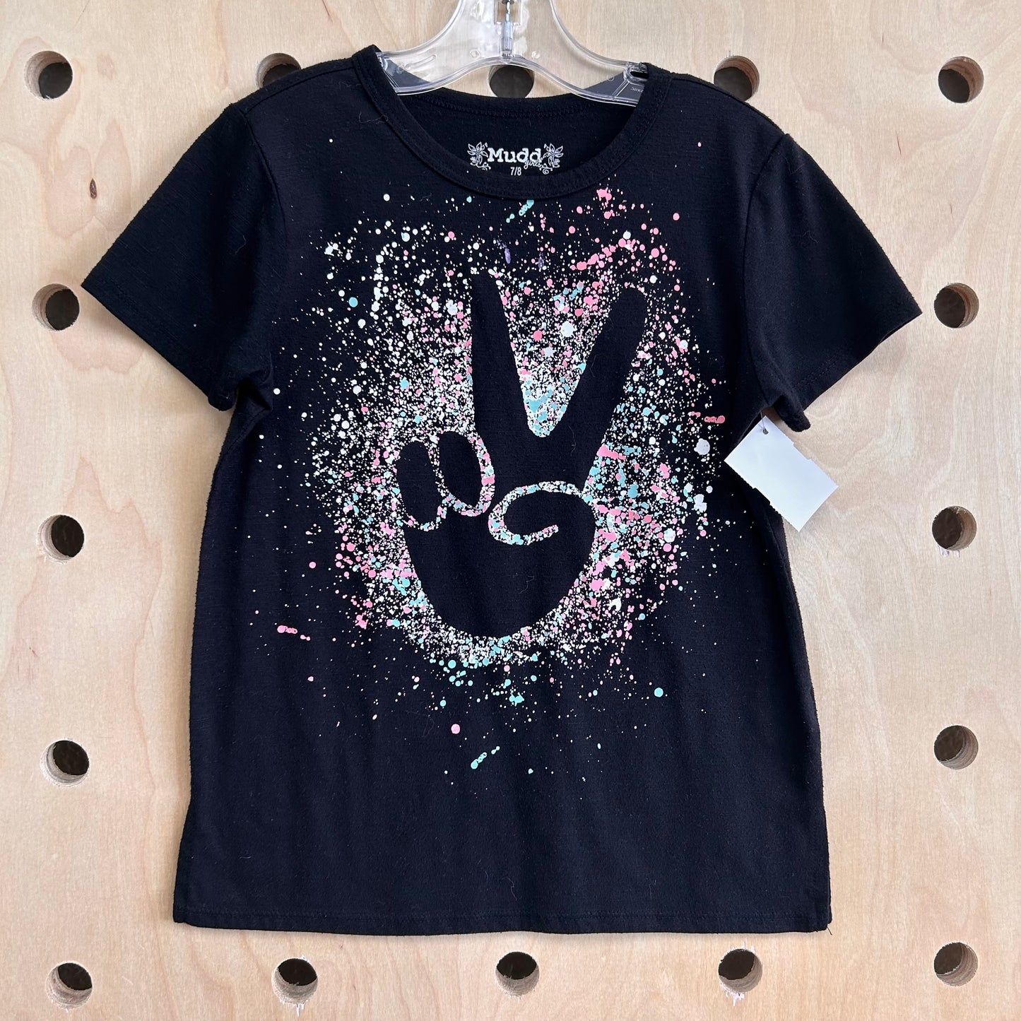 Black Peace Sign Tee