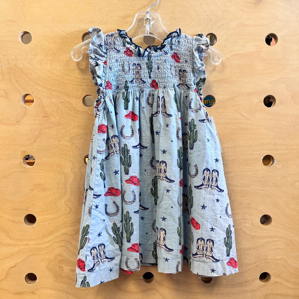 Blue Western Dress