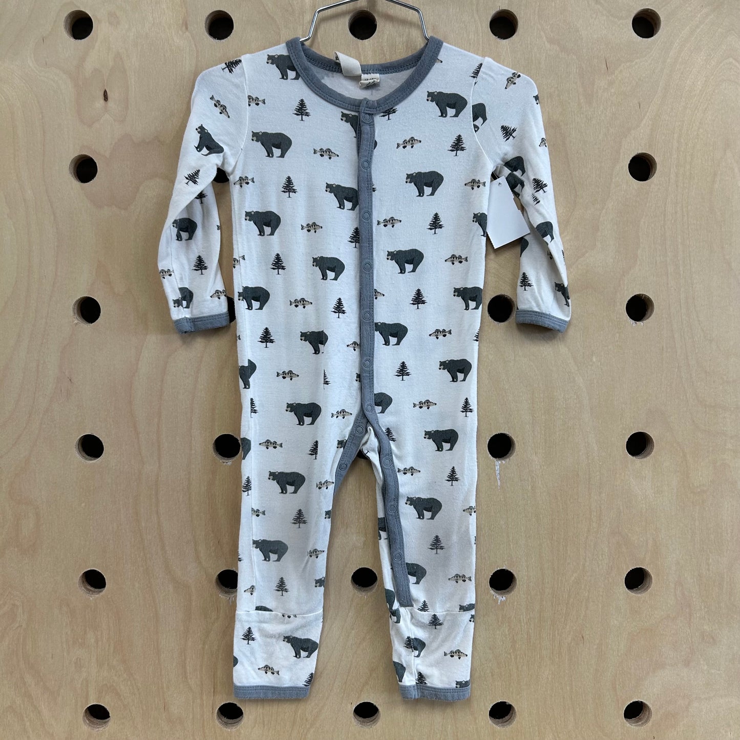 Woody Bear Bamboo Romper