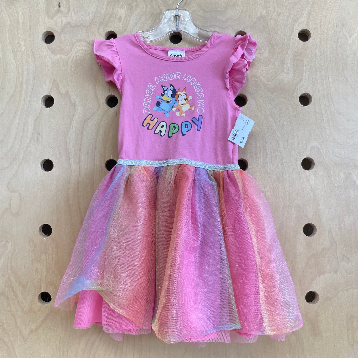 Pink Bluey Tulle Dress