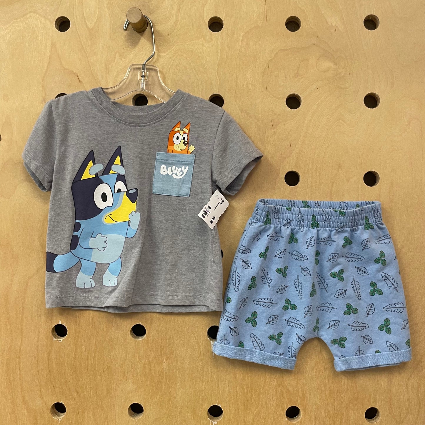 Blue + Grey Bluey Outfit
