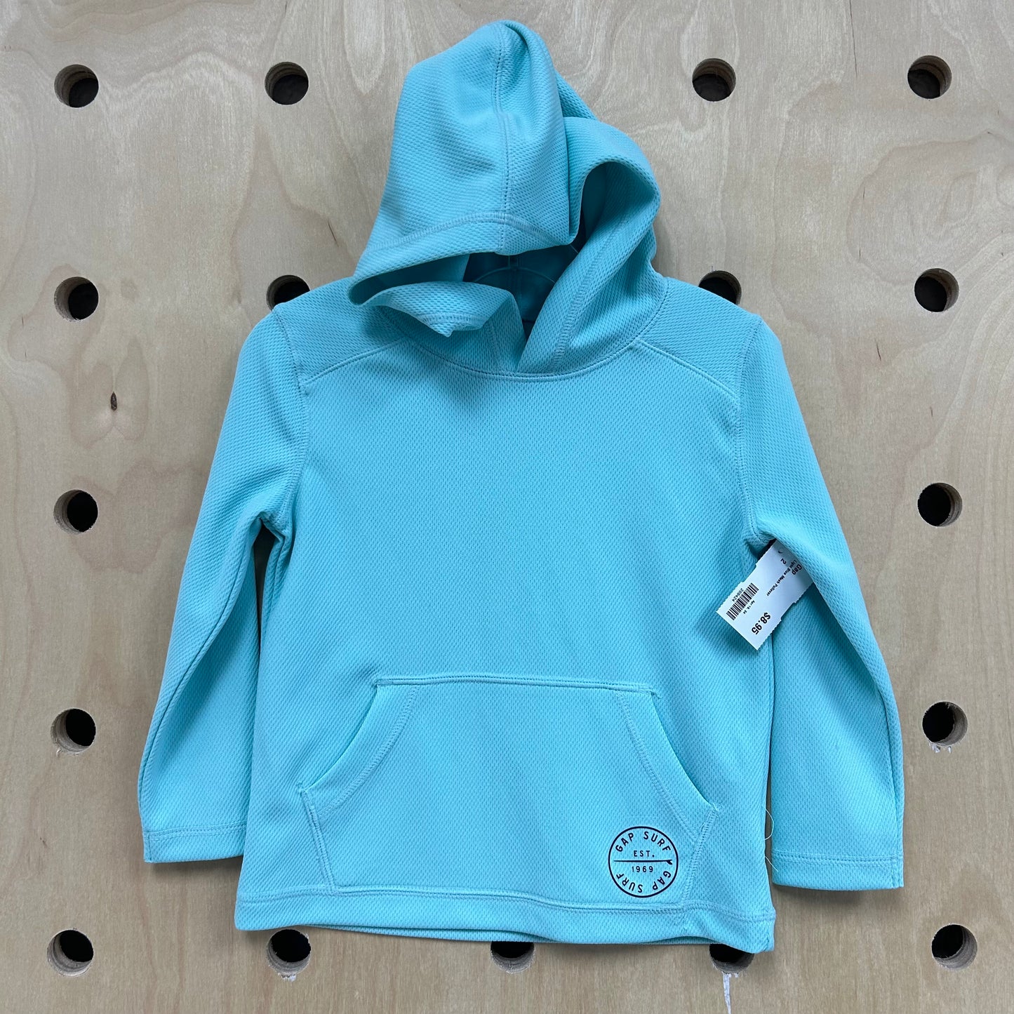 Light Blue Mesh Pullover