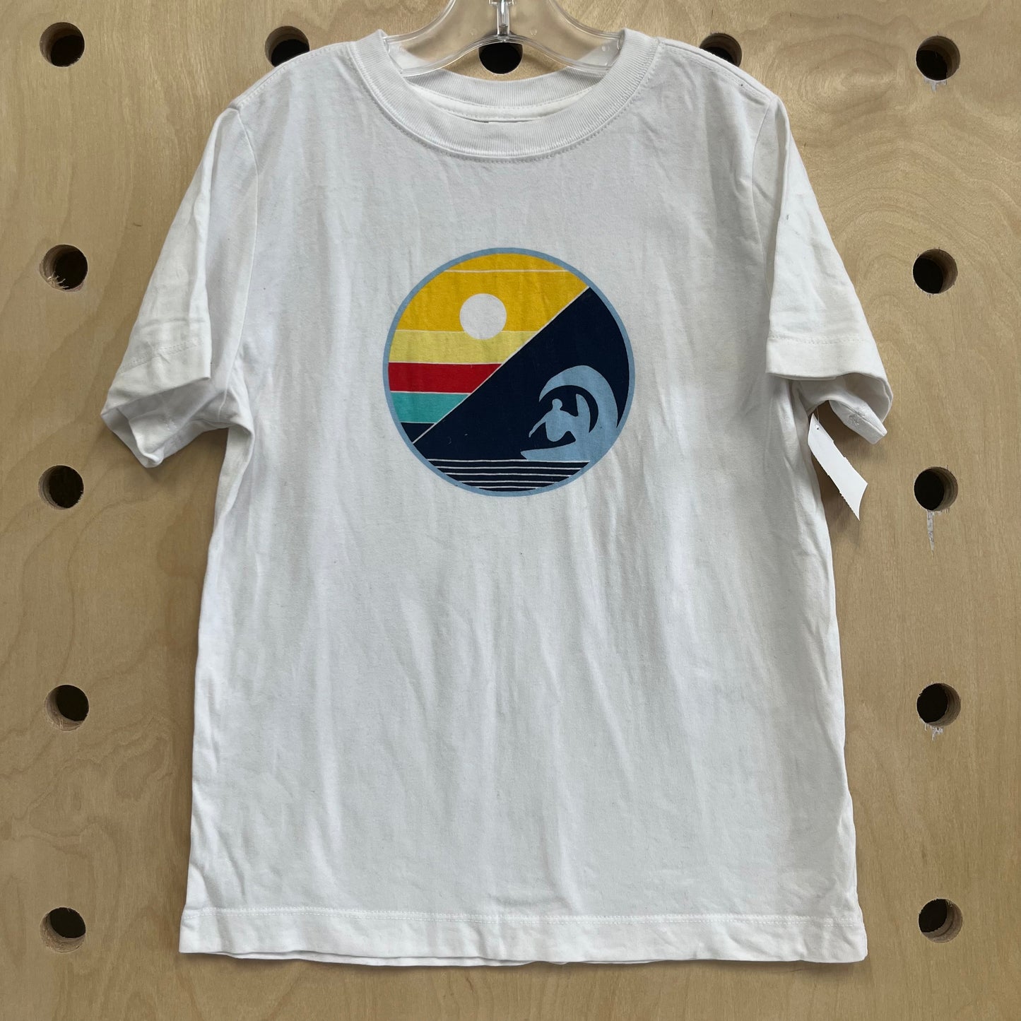 White Surfer Tee