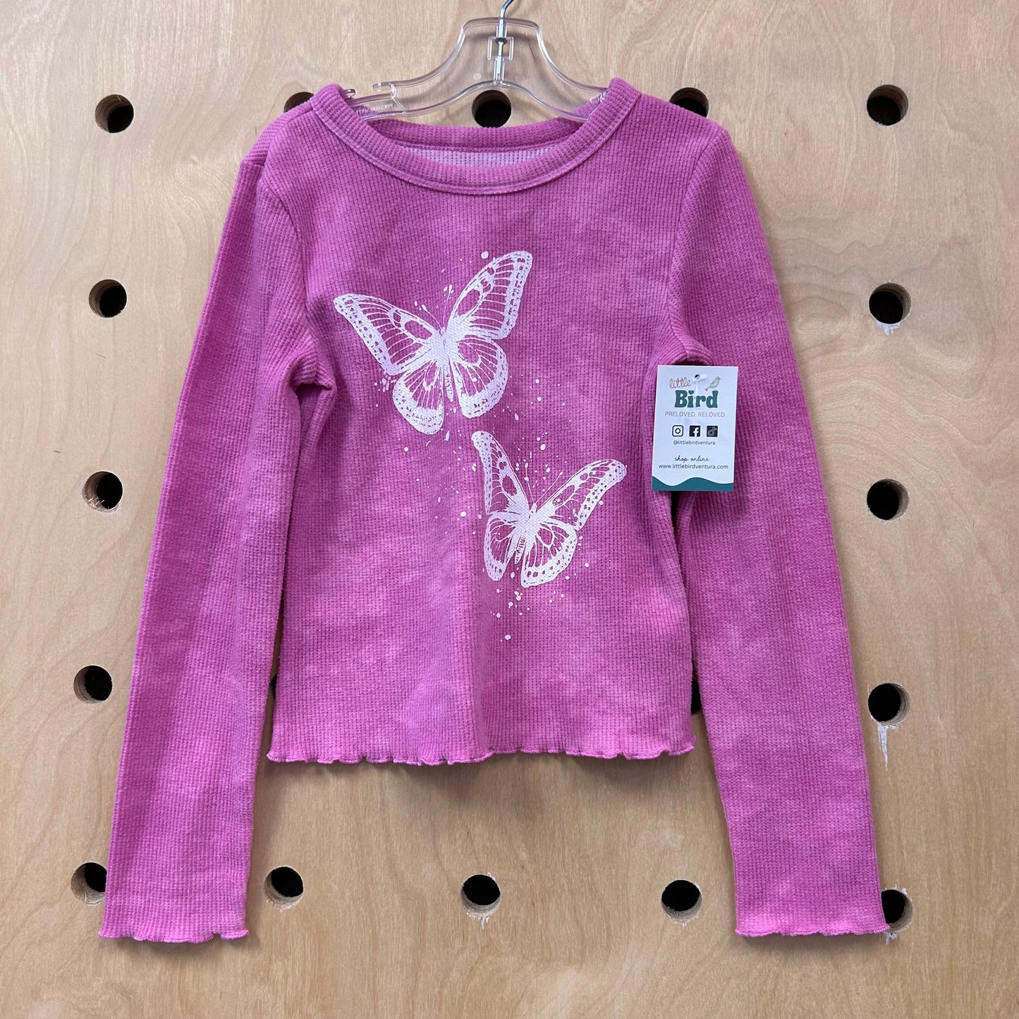 Pink Butterfly Long Sleeve